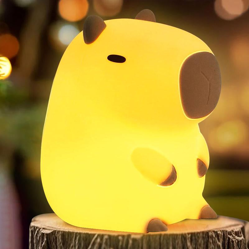 FAMIDUO Axolotl Night Light for Kids ,Cute Axolotl Night Light,Dimmable Silicone Animal Nursery Night Light,Adorable Rechargeable Squishy Novelty Bedside Touch Lamp,Baby Room Decor, Axolotl Gifts for Kids/Girls/Boys/Baby/Toddler/Mother