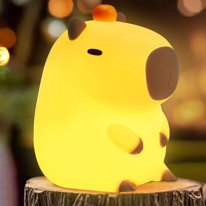 FAMIDUO Axolotl Night Light for Kids ,Cute Axolotl Night Light,Dimmable Silicone Animal Nursery Night Light,Adorable Rechargeable Squishy Novelty Bedside Touch Lamp,Baby Room Decor, Axolotl Gifts for Kids/Girls/Boys/Baby/Toddler/Mother